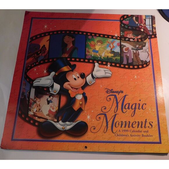 Disney's Magic Moments A 1999 Calendar and Children's Activity Booklet - Picture 2 of 6